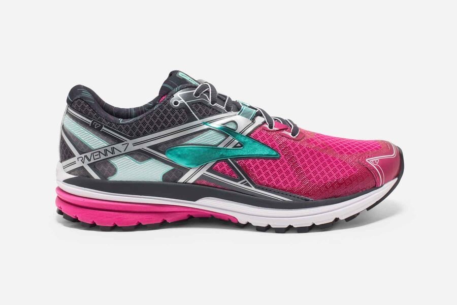 Zapatillas Running Brooks Ravenna 7 Mujer Rosas/Gris Ofertas YNJX58719